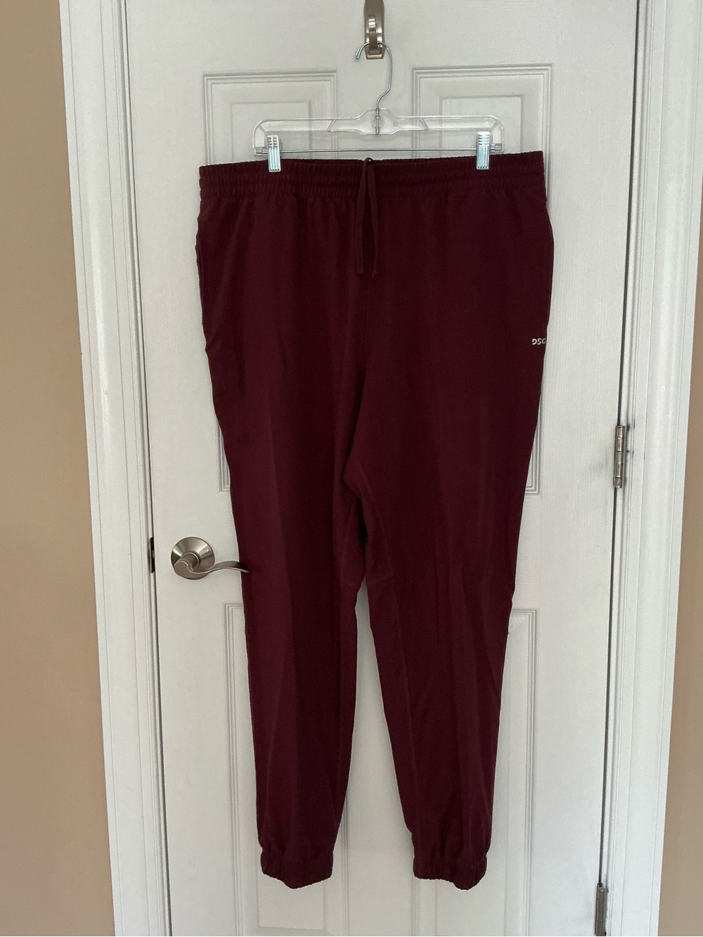 Men’s DSG Burgundy Long Athletic Pants 🏃 🏌️